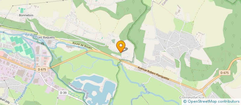 localisation de l'entreprise LRBP DU DONJON  MANNEVILLE-SUR-RISLE