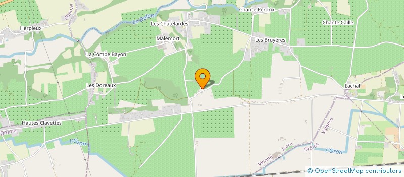 localisation de l'entreprise LRC  BOUGE-CHAMBALUD