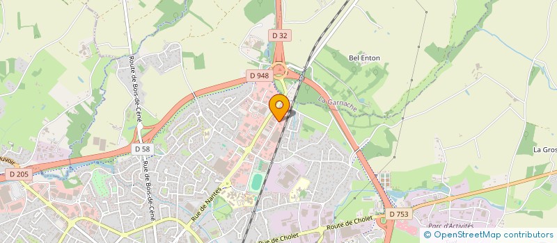 localisation de l'entreprise LRC à CHALLANS