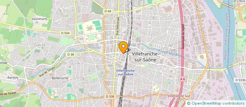 localisation de l'entreprise LRC à VILLEFRANCHE-SUR-SAONE