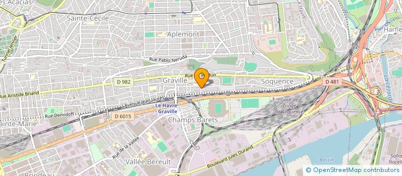 localisation de l'entreprise LRC  LE HAVRE