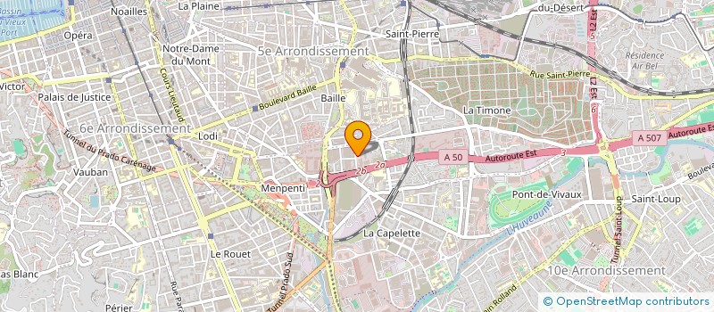 localisation de l'entreprise LRC à MARSEILLE