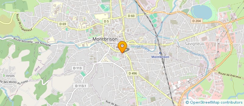 localisation de l'entreprise LRC EVENEMENTIEL à MONTBRISON