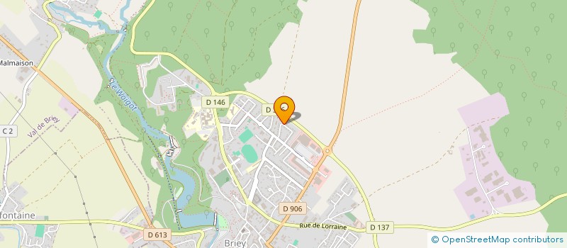 localisation de l'entreprise LRC IMMOBILIER  VAL DE BRIEY