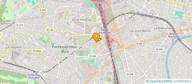 localisation de l'entreprise LRC OFFICIEL à FONTENAY-SOUS-BOIS