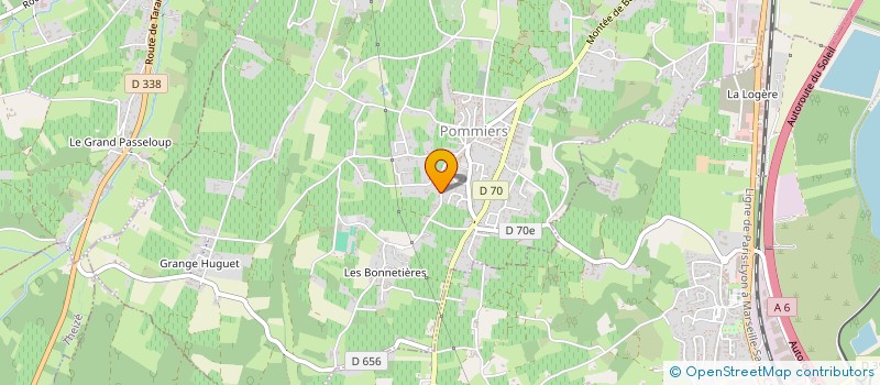localisation de l'entreprise LRC PROMOTION à POMMIERS