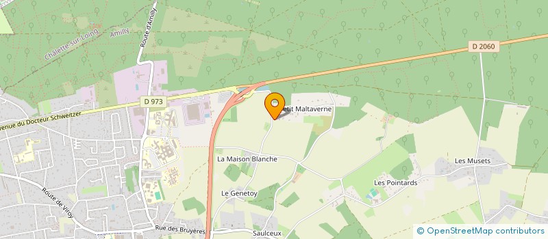 localisation de l'entreprise LRCA à AMILLY