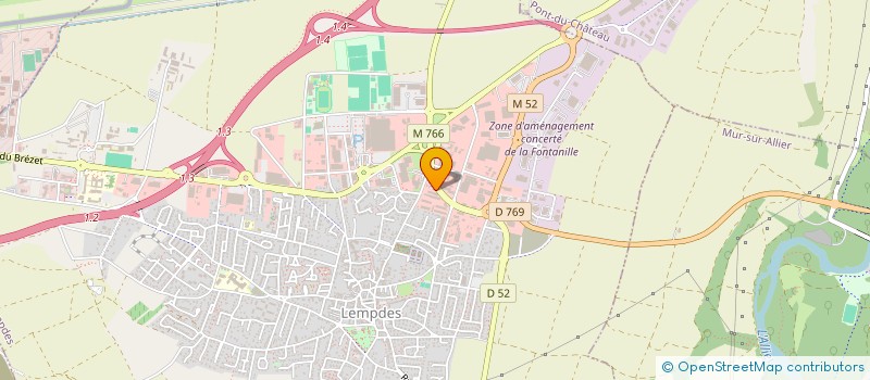 localisation de l'entreprise LRCARSDISTRIBUTION  LEMPDES