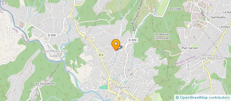 localisation de l'entreprise LRCT  PEGOMAS