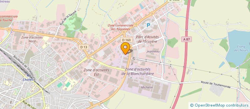 localisation de l'entreprise LRCV à CHOLET