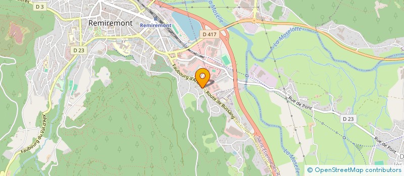 localisation de l'entreprise LRD  REMIREMONT