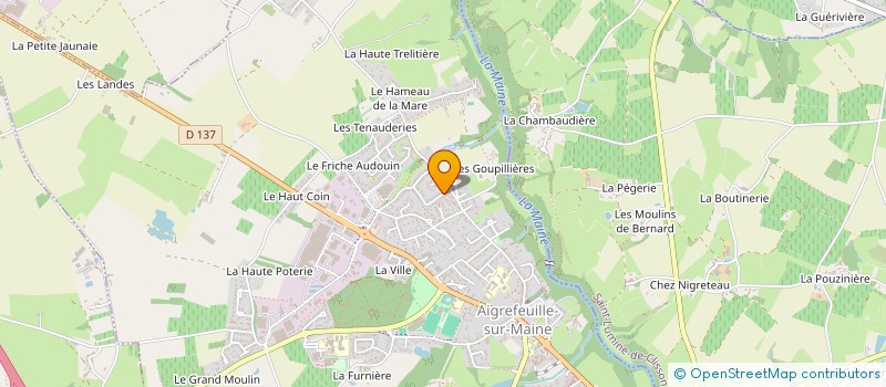 localisation de l'entreprise LRD CARRIERS  AIGREFEUILLE-SUR-MAINE