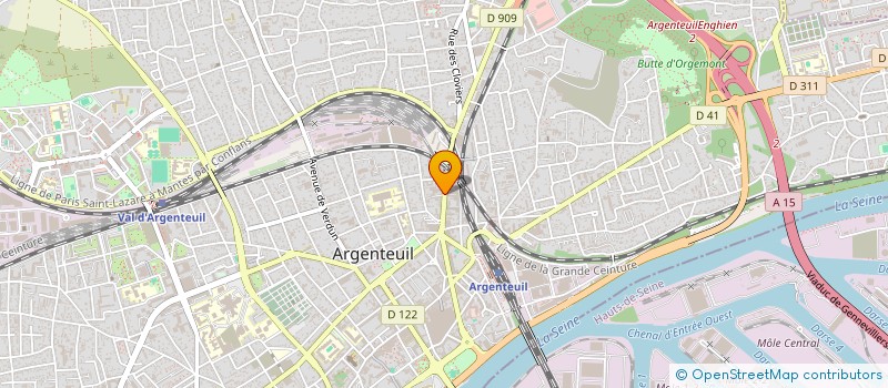 localisation de l'entreprise LRD ELEC  ARGENTEUIL