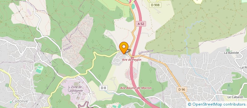 localisation de l'entreprise LRD GESTION +  PEYPIN