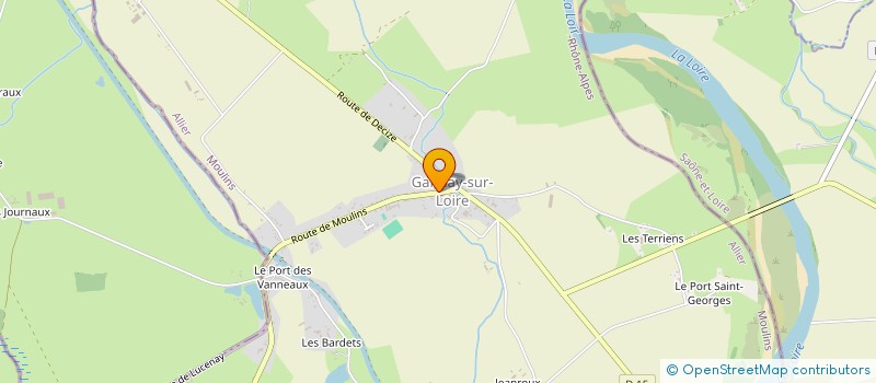localisation de l'entreprise LRDC à GANNAY-SUR-LOIRE