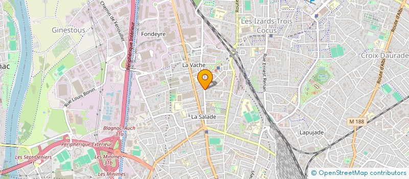 localisation de l'entreprise LRDE à TOULOUSE