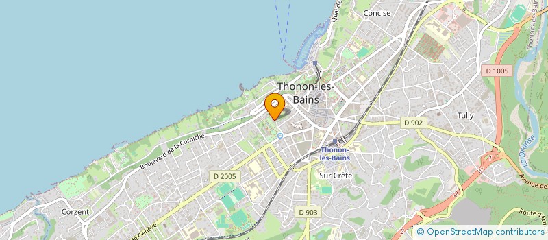 localisation de l'entreprise LRDH & CO à THONON-LES-BAINS