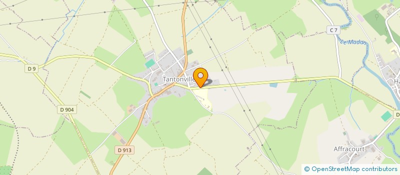 localisation de l'entreprise LRDP  TANTONVILLE