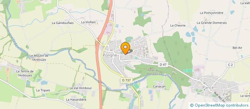 localisation de l'entreprise LRDP  LA BOSSE-DE-BRETAGNE