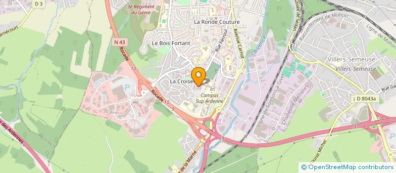 localisation de l'entreprise LRDTP  CHARLEVILLE-MEZIERES