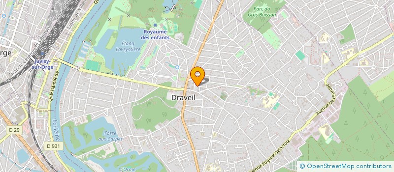localisation de l'entreprise LRDY à DRAVEIL