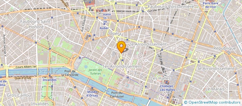 localisation de l'entreprise LRE1  PARIS