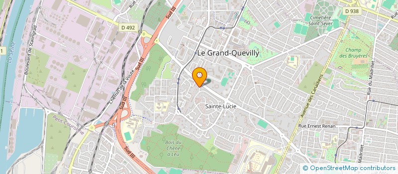 localisation de l'entreprise LREE IMMOBILIER  LE GRAND-QUEVILLY