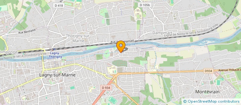 localisation de l'entreprise LRG  LAGNY-SUR-MARNE