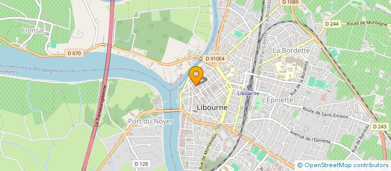 localisation de l'entreprise LRG EXPERTISES à LIBOURNE