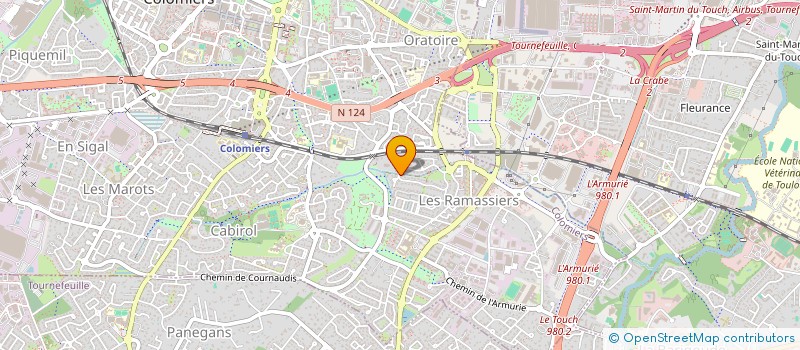 localisation de l'entreprise LRGC à COLOMIERS