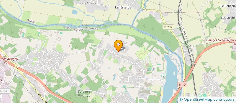 localisation de l'entreprise LRGJ à SAINT-YRIEIX-SUR-CHARENTE