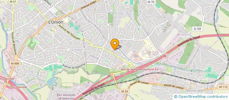 localisation de l'entreprise LRH à L'UNION