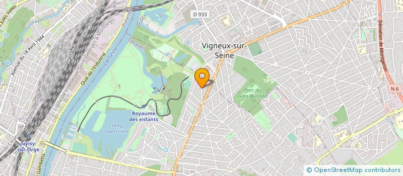 localisation de l'entreprise LRH GUITARS  DRAVEIL