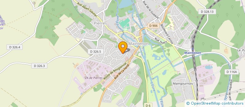 localisation de l'entreprise LRIS IMMO à PIERRES