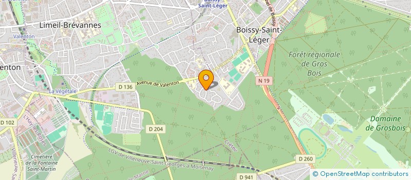 localisation de l'entreprise LRJ 2015 à LIMEIL-BREVANNES