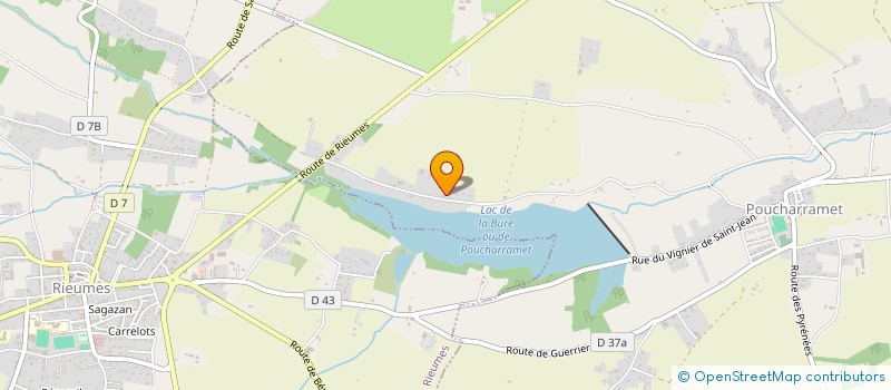 localisation de l'entreprise LRJ  POUCHARRAMET