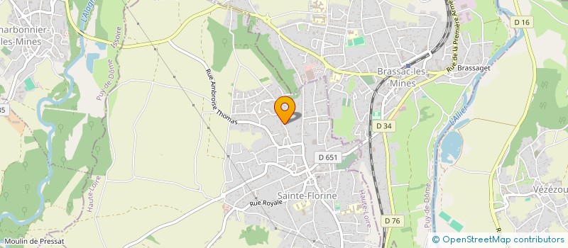 localisation de l'entreprise LRJ  SAINTE-FLORINE