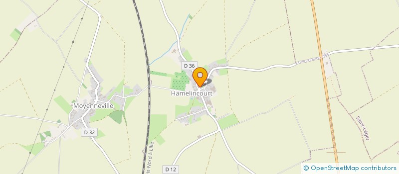 localisation de l'entreprise LRJ  HAMELINCOURT