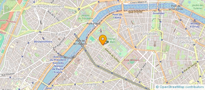 localisation de l'entreprise LRJ EIFFEL  PARIS