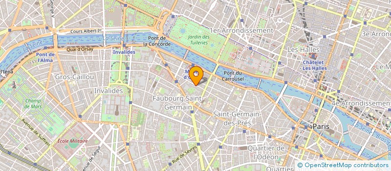 localisation de l'entreprise LRJ HOLDING  PARIS