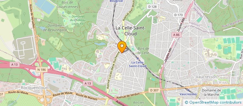 localisation de l'entreprise LRJ SARL à LA CELLE-SAINT-CLOUD