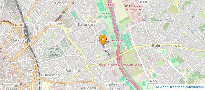 localisation de l'entreprise LRM à TOULOUSE