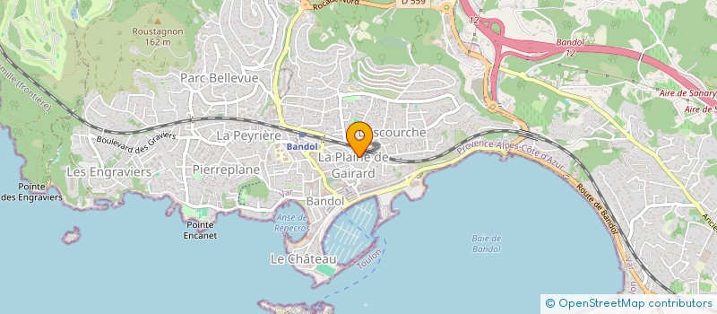 localisation de l'entreprise LRMC  BANDOL