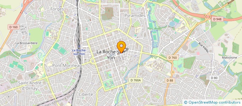 localisation de l'entreprise LRMG  LA ROCHE-SUR-YON