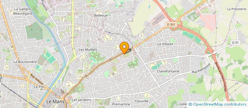 localisation de l'entreprise LRMH  LE MANS