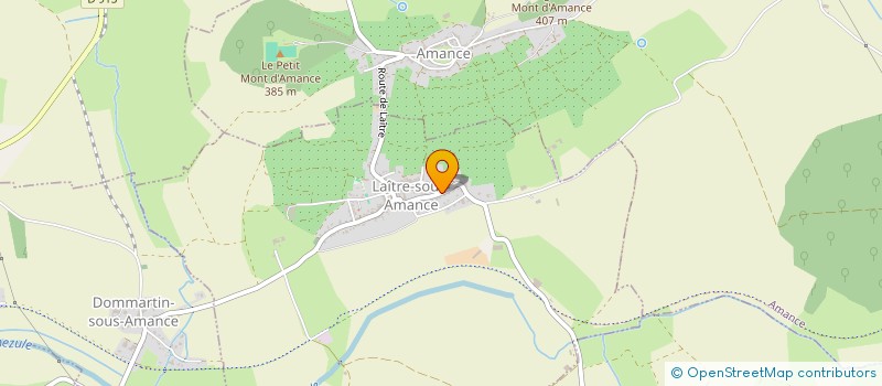 localisation de l'entreprise LRMI  LAITRE-SOUS-AMANCE