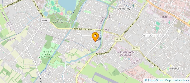 localisation de l'entreprise LRN  TOURNEFEUILLE