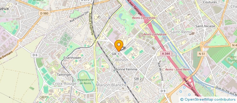 localisation de l'entreprise LRN à REIMS