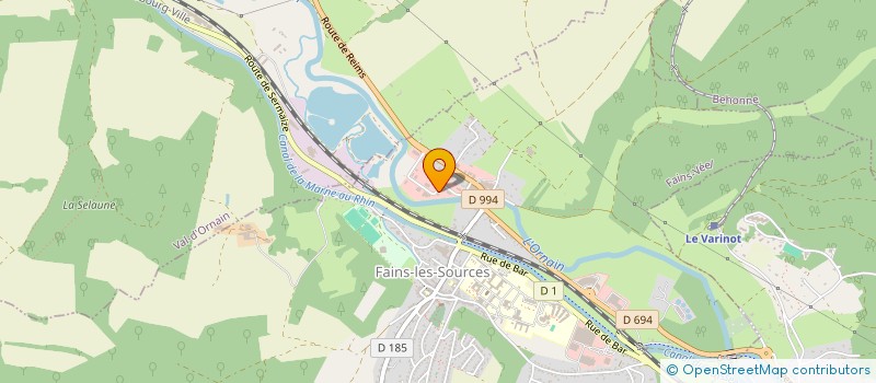 localisation de l'entreprise LRN ORTHO à FAINS-VEEL