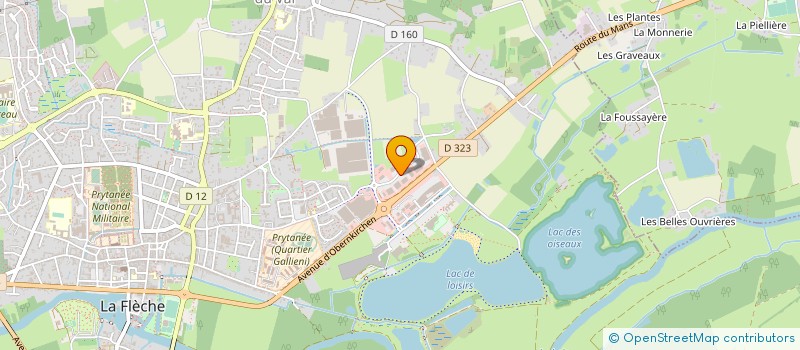 localisation de l'entreprise LRNC à LA FLECHE